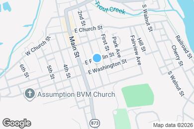 Map image of the property - 315 2nd St
