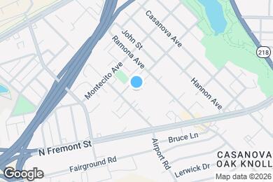Map image of the property - 451 Dela Vina Ave