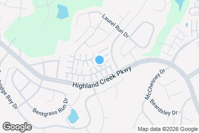 Map image of the property - 8707 Meadowmont View Dr