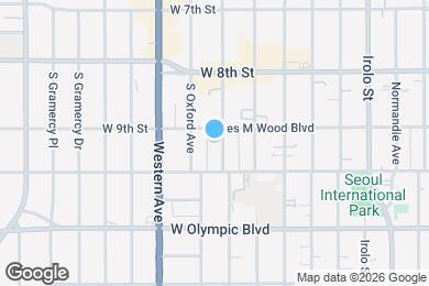 Map image of the property - 909 S Serrano Ave