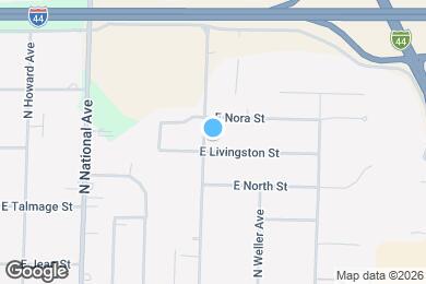 Map image of the property - 2708 N Fremont Ave
