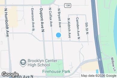 Map image of the property - 6701 N Bryant Ave