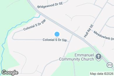 Map image of the property - 1629 Colonial S Dr SW