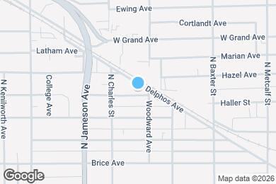 Map image of the property - 918 Leland Ave