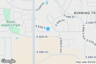 Map image of the property - 8304 E 65th St