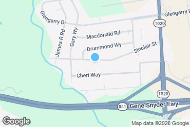 Map image of the property - 618 Sinclair St