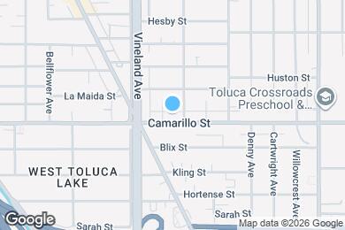 Map image of the property - 10913 Camarillo St