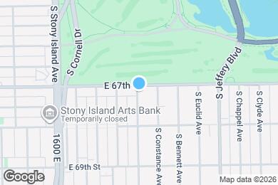 Map image of the property - 6711 S Cregier Ave