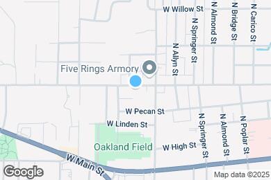 Map image of the property - 911 W Sycamore St
