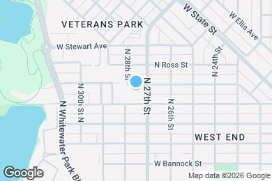 Map image of the property - 2705 W Woodlawn Ave