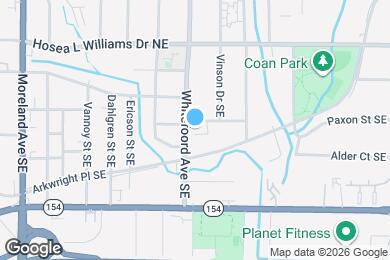 Map image of the property - 114 Whitefoord Ave SE