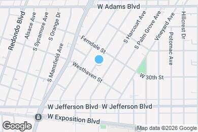 Map image of the property - 2832 S Rimpau Blvd