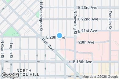 Map image of the property - 912 E 20th Ave
