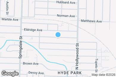 Map image of the property - 2367 Hunter Ave