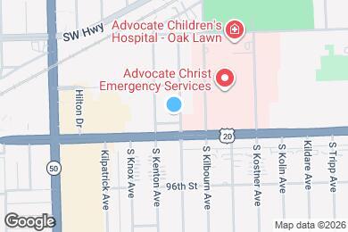 Map image of the property - 9432 S Kolmar Ave