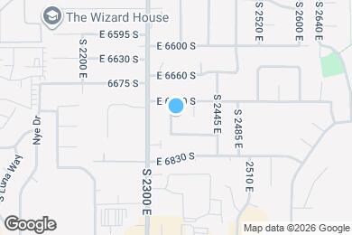 Map image of the property - 6743 S 2345 E St