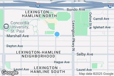 Map image of the property - 1158 Marshall Ave