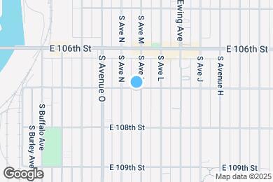 Map image of the property - 10700 S Ave M