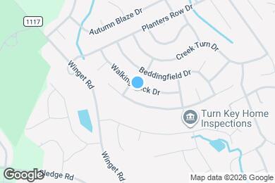 Map image of the property - 12812 Walking Stick Dr