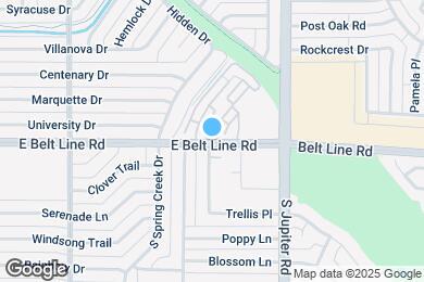 Map image of the property - 2111 E Belt Line Rd