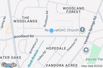 Map image of the property - 1700 Woodland Rd