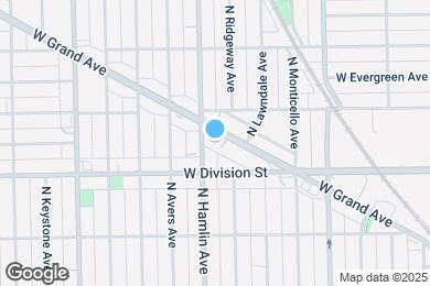 Map image of the property - 3723 W Grand Ave