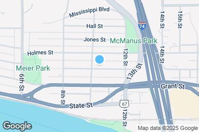 Map image of the property - 1020 Brown St