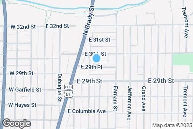 Map image of the property - 416 E 29th Pl