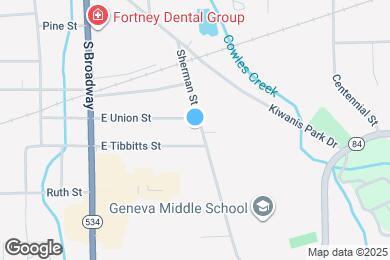 Map image of the property - 650 Sherman St