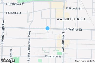 Map image of the property - Walnut Home - Behind Greek Row!