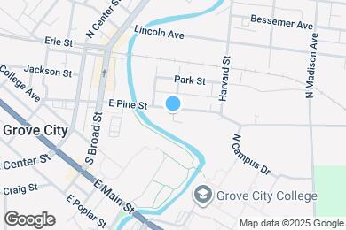 Map image of the property - 160 E Pine St