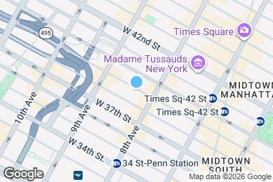 Map image of the property - 316 W 39th St