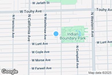 Map image of the property - 2619 W Greenleaf Ave