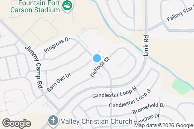 Map image of the property - 899 Daffodil St