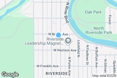 Map image of the property - 1039 N Woodrow Ave