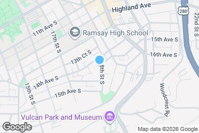 Map image of the property - 1418 18th St S