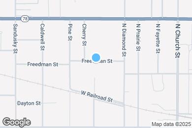 Map image of the property - 813 Freedman St