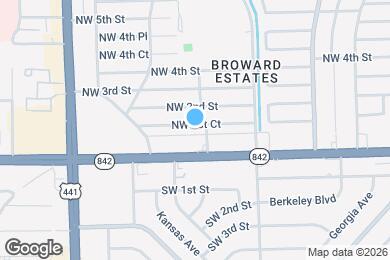 Map image of the property - 3610 NW 1st Ct