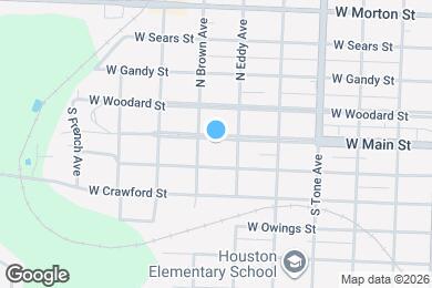 Map image of the property - 1316 W Main St