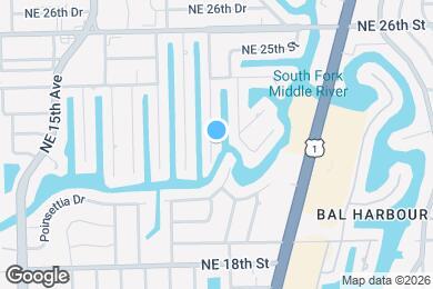 Map image of the property - 2132 NE 19th St