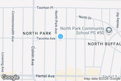 Map image of the property - 467 Tacoma Ave
