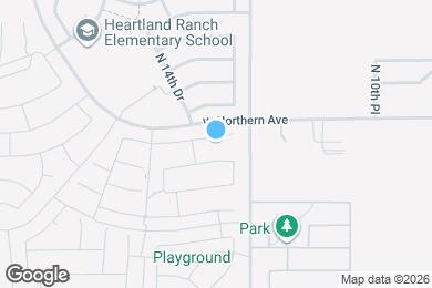 Map image of the property - 1353 W Pima Ave