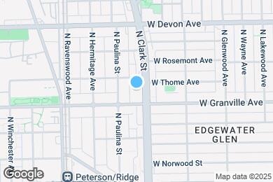 Map image of the property - 6200 N Clark St