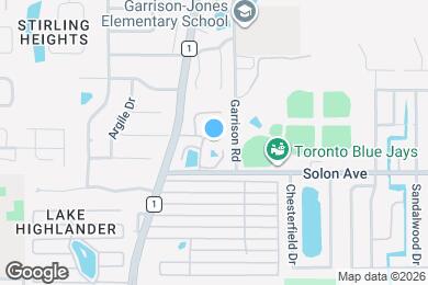 Map image of the property - 1677 Fry Ct