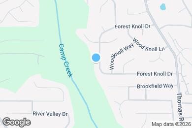 Map image of the property - 9395 Forest Knoll Dr