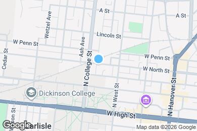 Map image of the property - 258 W North St