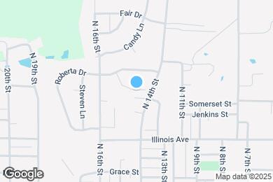 Map image of the property - 1103 Sandra Ct