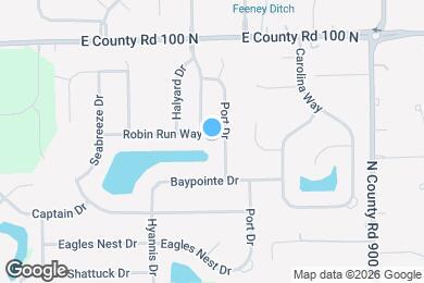 Map image of the property - 8623 Robin Run Way