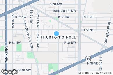 Map image of the property - 1522 1st St NW