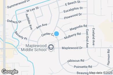 Map image of the property - 109 Center Cir